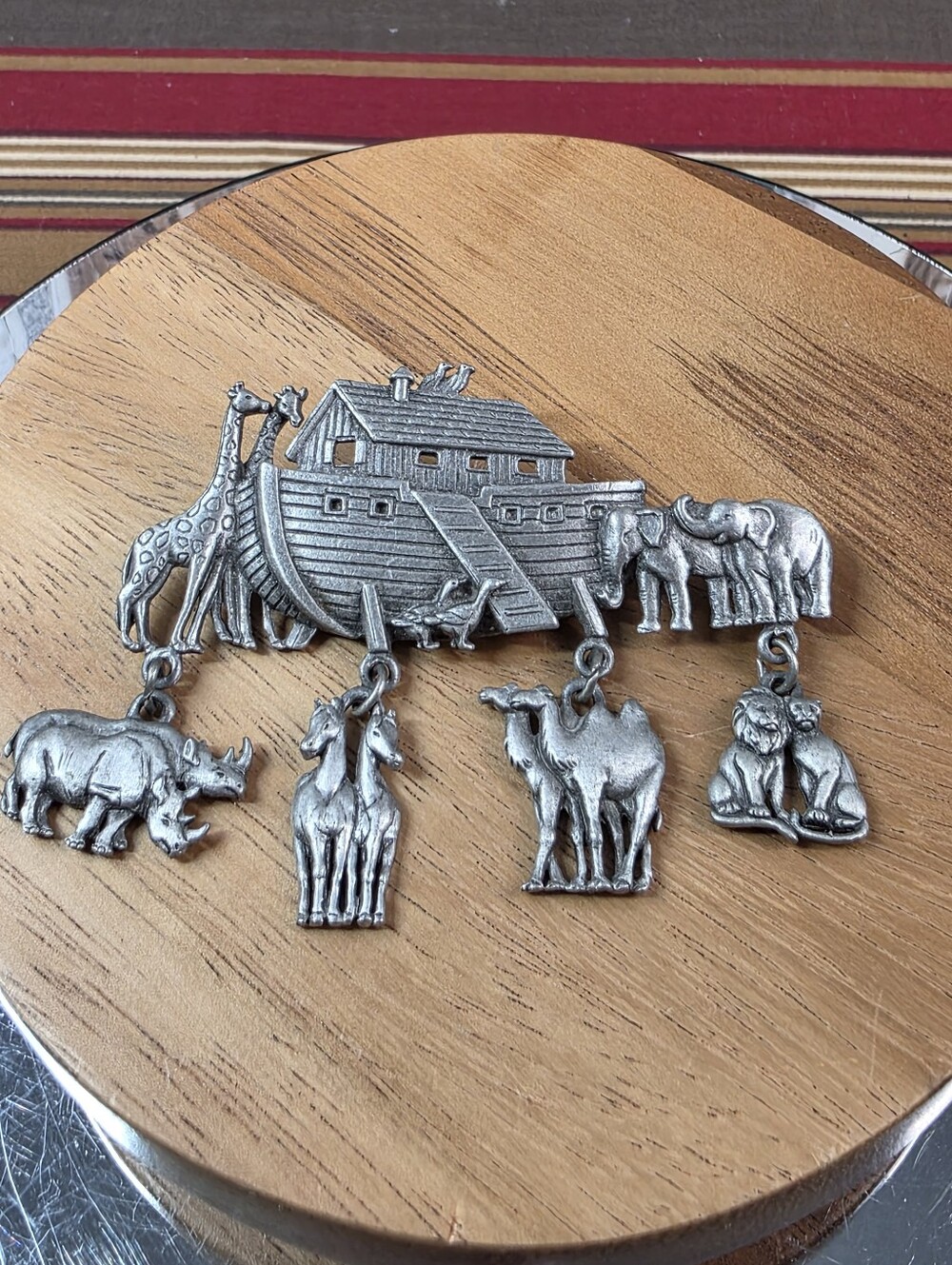 Jonette Jewlery JJ Noahs Ark Brooch